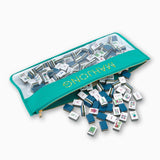 Oh My Mahjong - Aqua Bamboo Bag - Gaines Jewelers