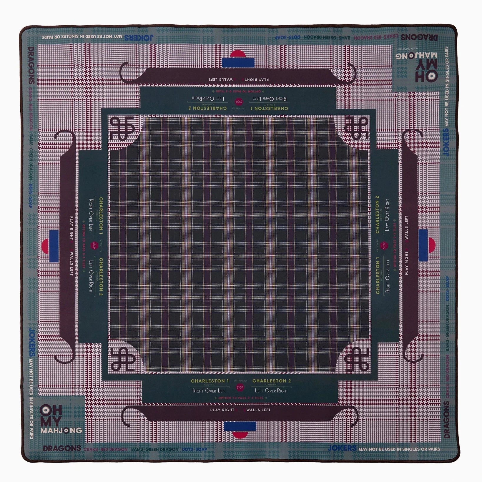 Oh My Mahjong- Dapper Mat in Tube - Gaines Jewelers