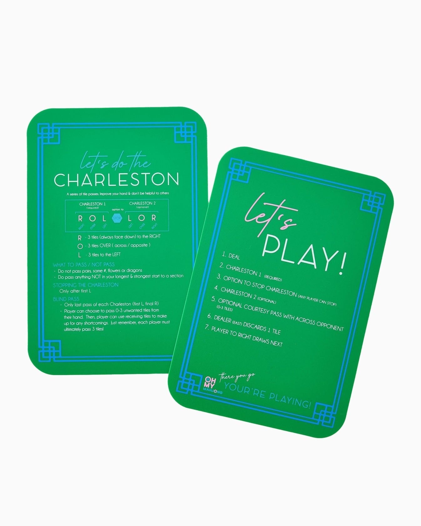 Oh my Mahjong - Green Shufflers - Gaines Jewelers