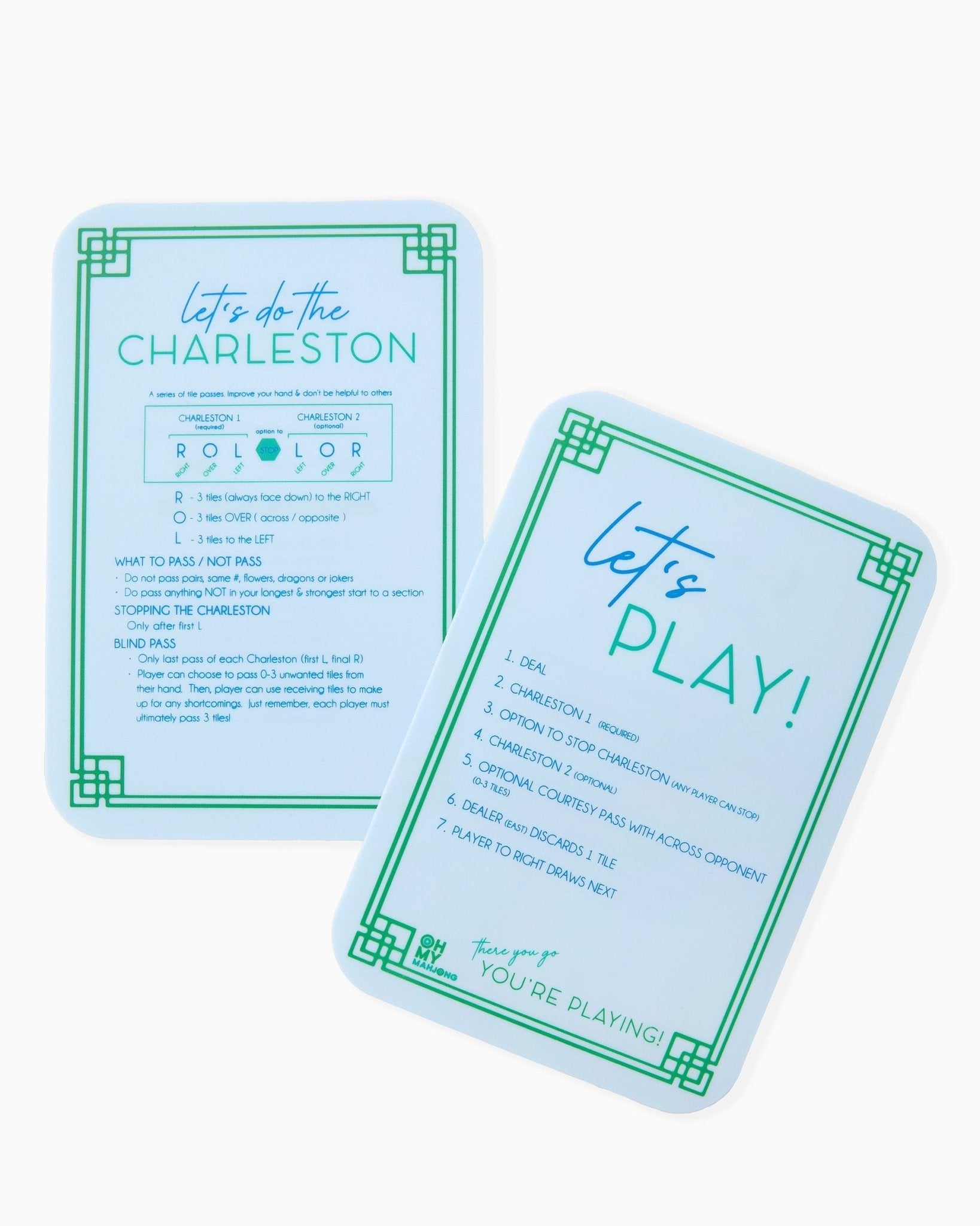 Oh my Mahjong - Light Blue Shuffler - Gaines Jewelers