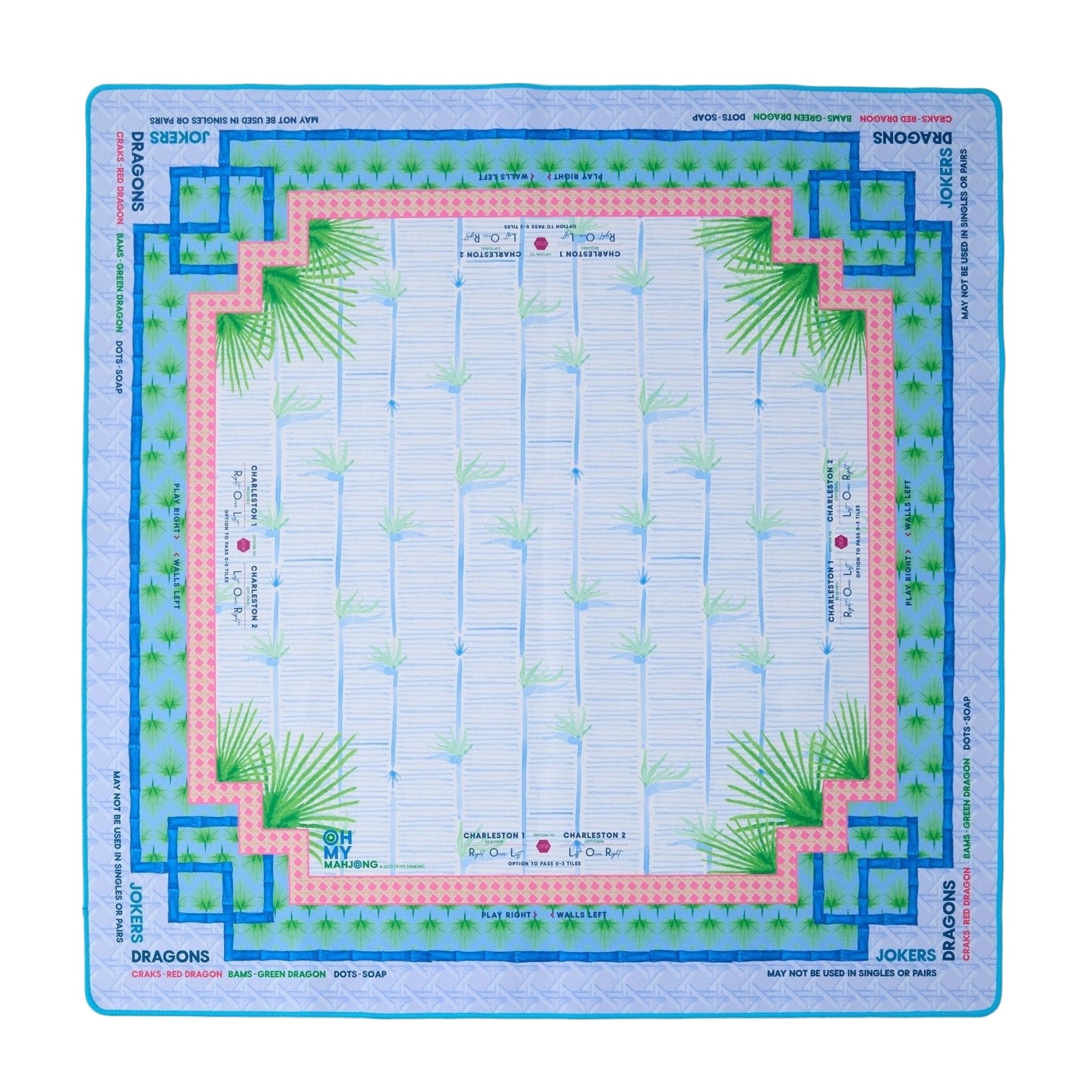 Oh my Mahjong - Palm Paradise Mahjong Mat - Gaines Jewelers