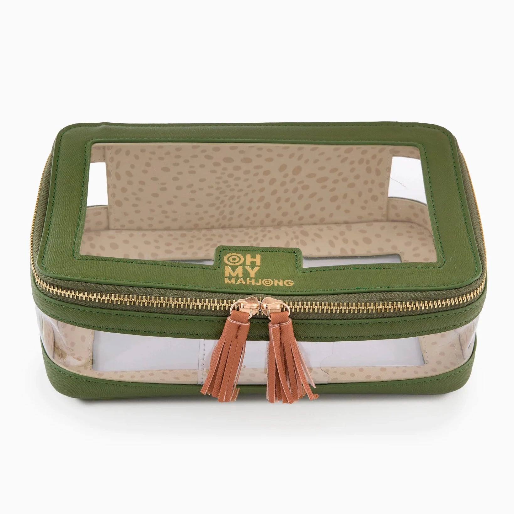 Olive Tile Storage Bag - Oh My Mahjong - Gaines Jewelers