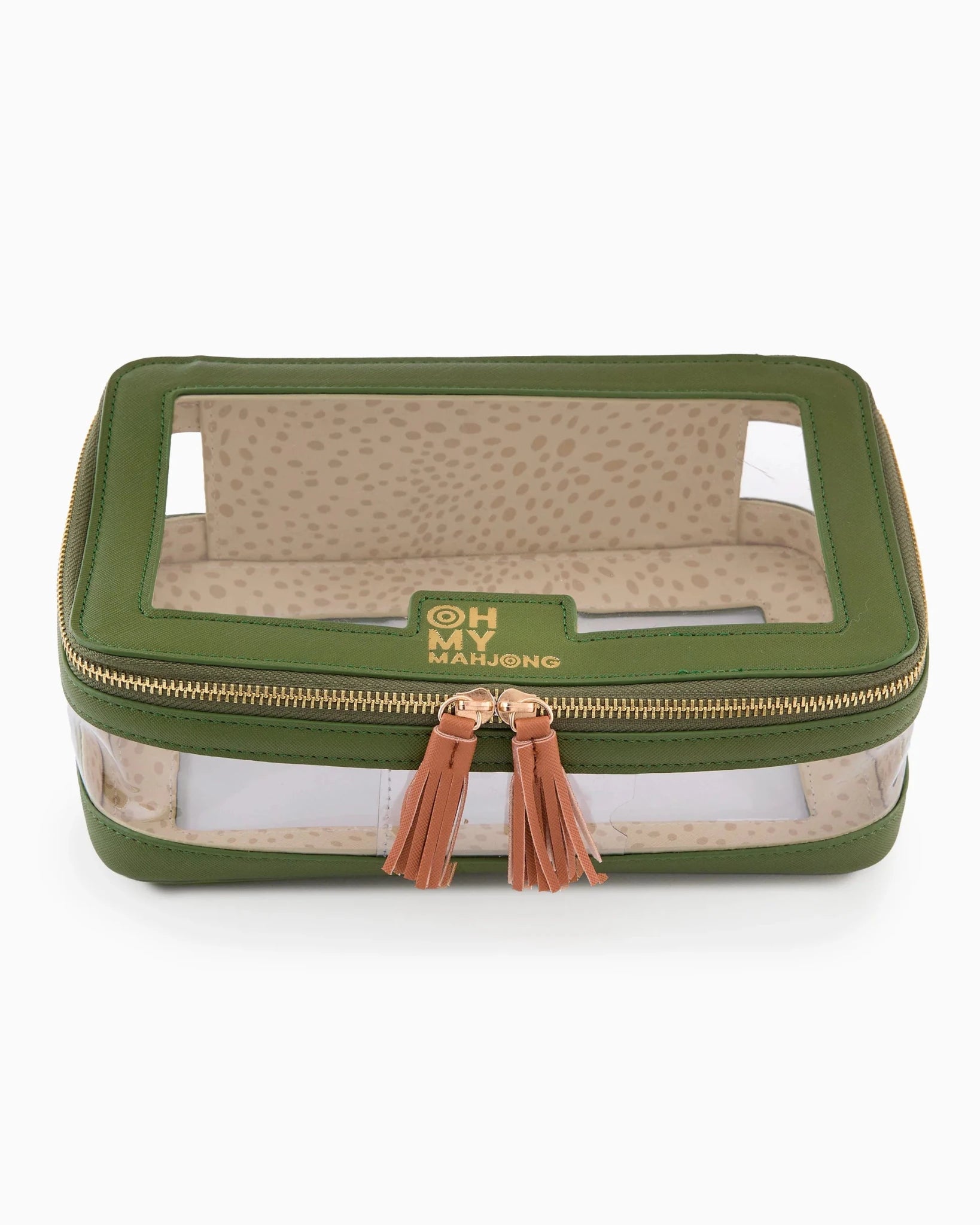 Olive Tile Storage Bag - Oh My Mahjong - Gaines Jewelers