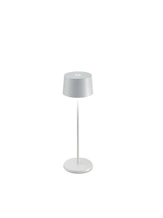 Olivia Pro Table Lamp (White) - Zafferano - Gaines Jewelers