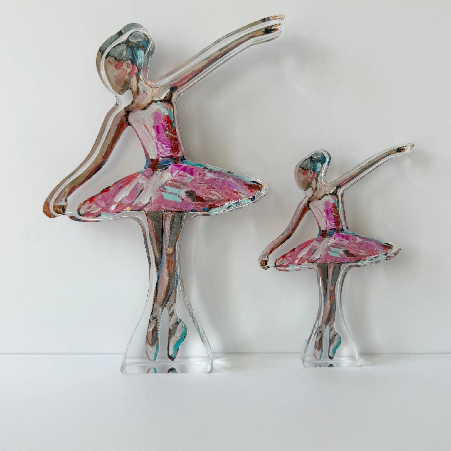 "On Pointe" Ballerina Acrylic Large - Chelsea McShane Art - Gaines Jewelers
