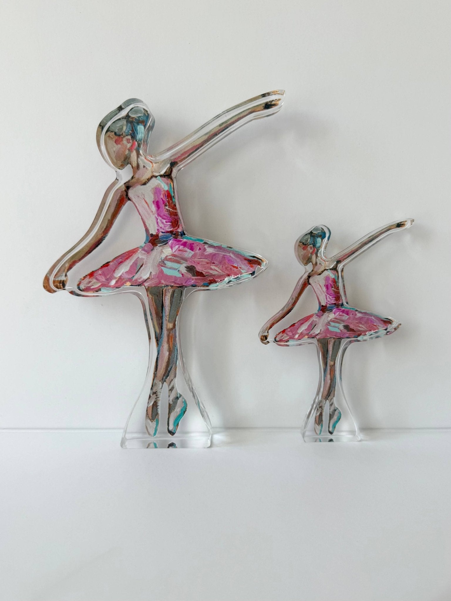 "On Pointe" Ballerina Acrylic Large - Chelsea McShane Art - Gaines Jewelers