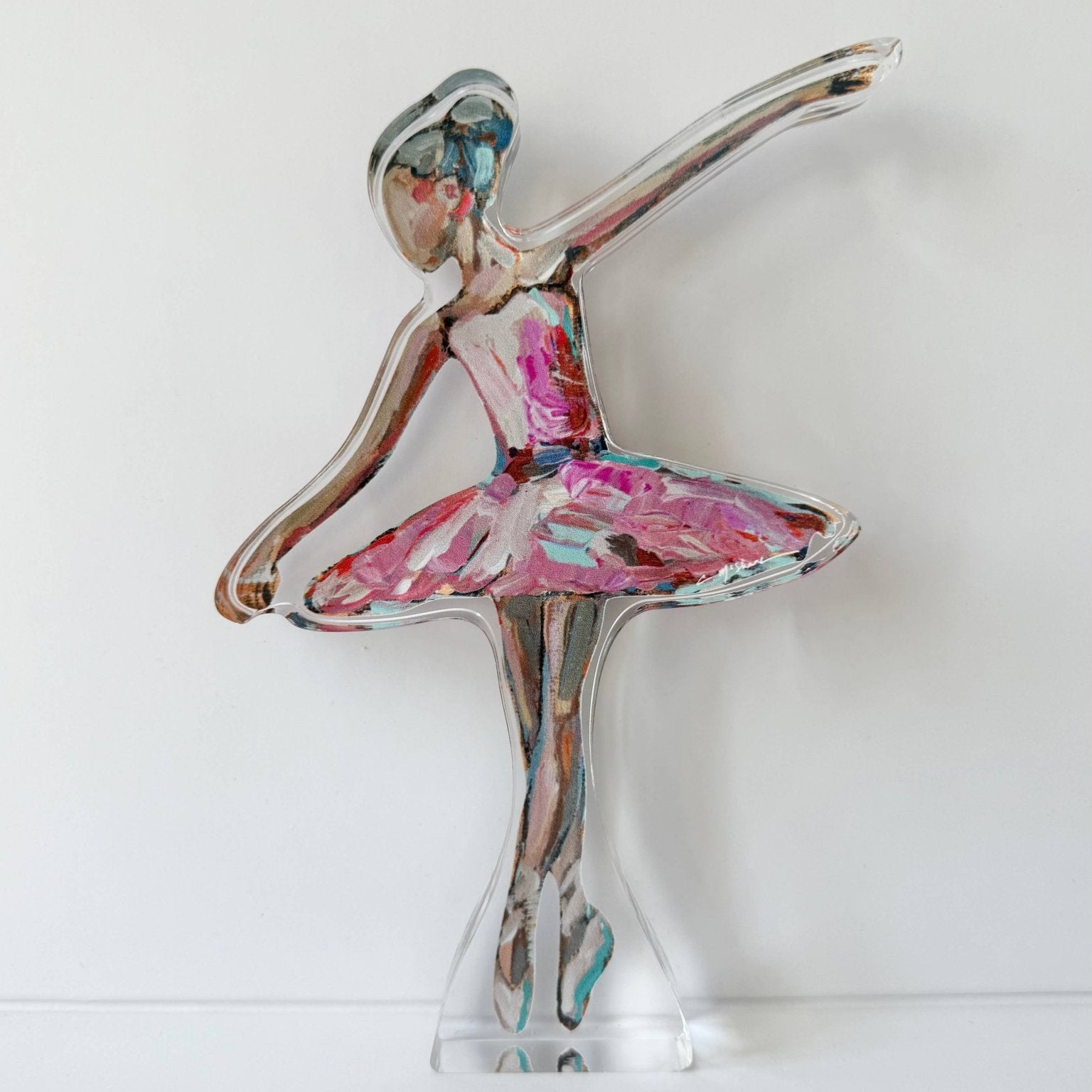 "On Pointe" Ballerina Acrylic Large - Chelsea McShane Art - Gaines Jewelers