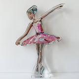 "On Pointe" Ballerina Acrylic Large - Chelsea McShane Art - Gaines Jewelers