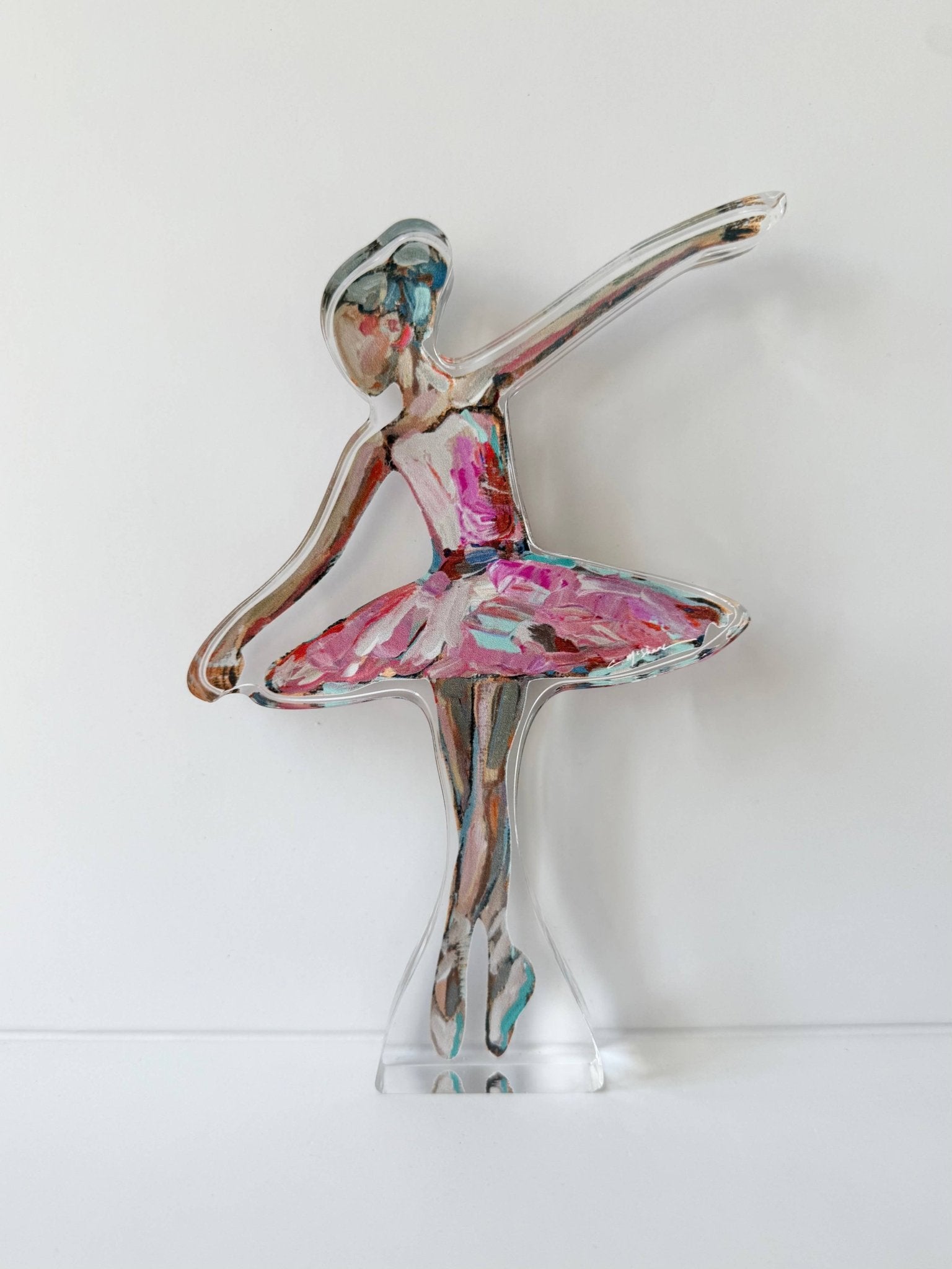 "On Pointe" Ballerina Acrylic Large - Chelsea McShane Art - Gaines Jewelers