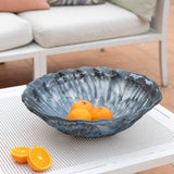 Onda Glass Gray Round Centerpiece - Vietri - Gaines Jewelers