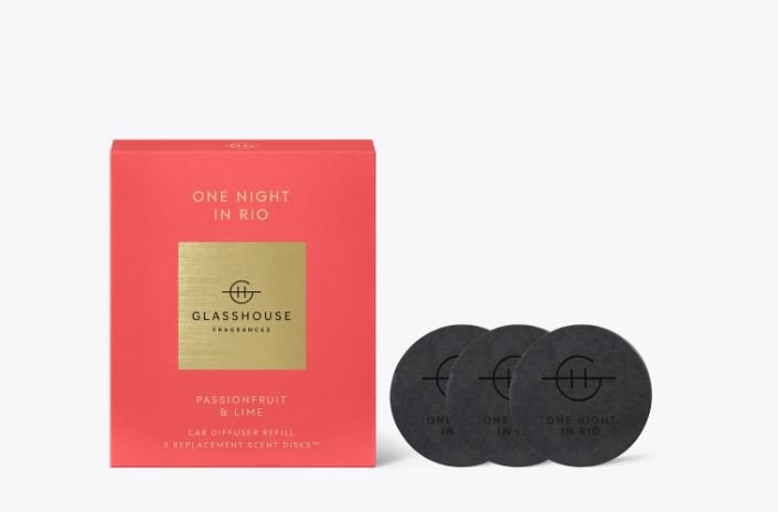 One Night in Rio - Car Diffuser Scent Disk Refills - Glasshouse - Gaines Jewelers