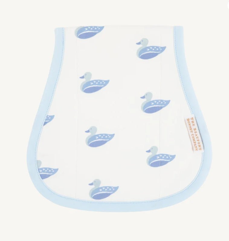 Oopsie Daisy Burp Cloth - Merrimack Quack Quacks/Buck head Blue - The Beaufort Bonnet Company (Copy) - Gaines Jewelers