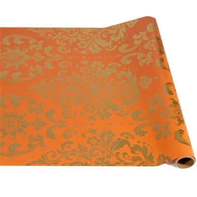 Orange Damask Runner - Hester & Cook - Gaines Jewelers