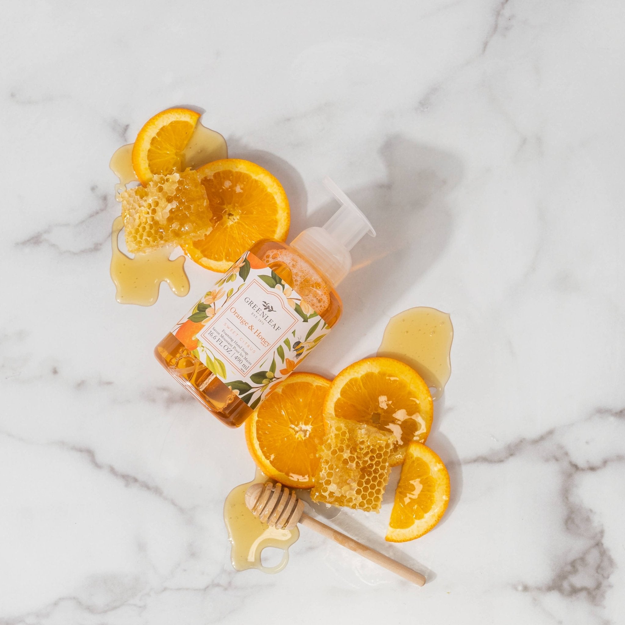 Orange & Honey Foaming Hand Soap - Greenleaf Gifts - Gaines Jewelers