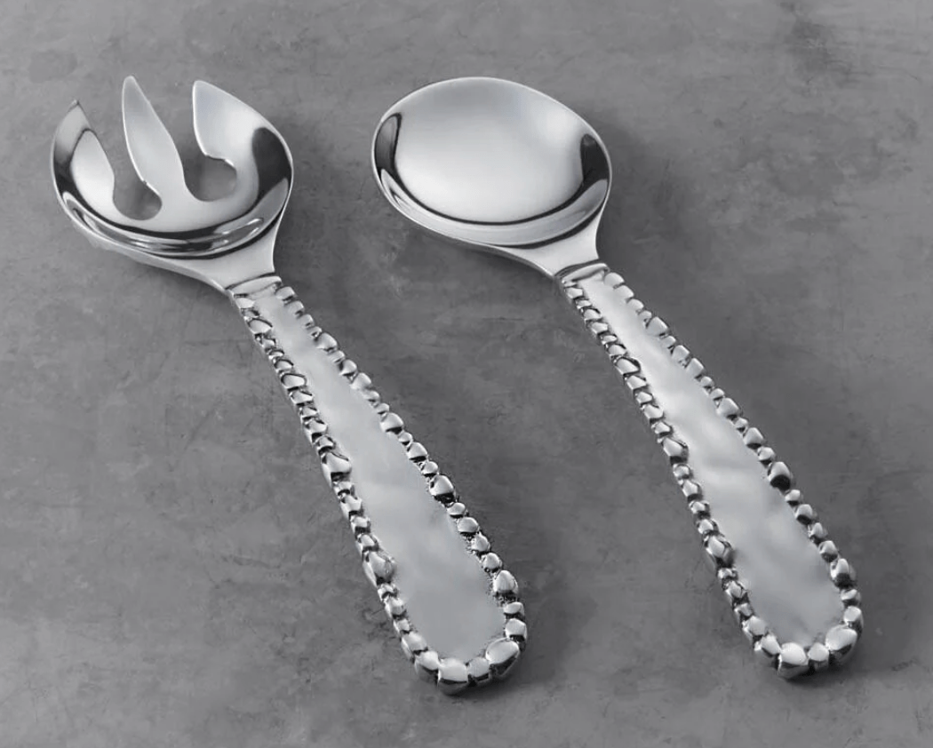 ORGANIC PEARL Small Salad Servers - Beatriz Ball - Gaines Jewelers
