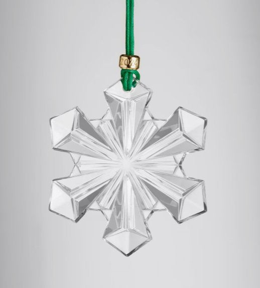 Ornament Annual Snow Crystal Ornament 2024 Waterford Gaines Jewelers