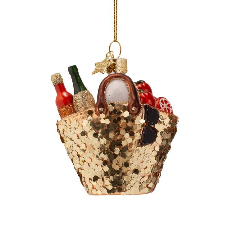 Ornament Glass Beach Bag - Vondels - Gaines Jewelers