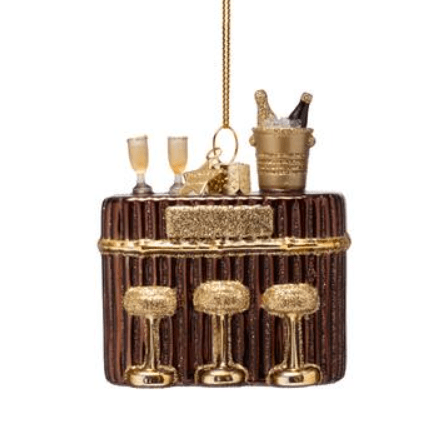 Ornament Glass Brown Cocktail Bar - Vondels - Gaines Jewelers