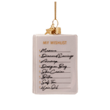 Ornament Glass Opal White My Wishlist - Vondels - Gaines Jewelers