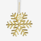 Ornament Snowflake Golden - Waterford - Gaines Jewelers