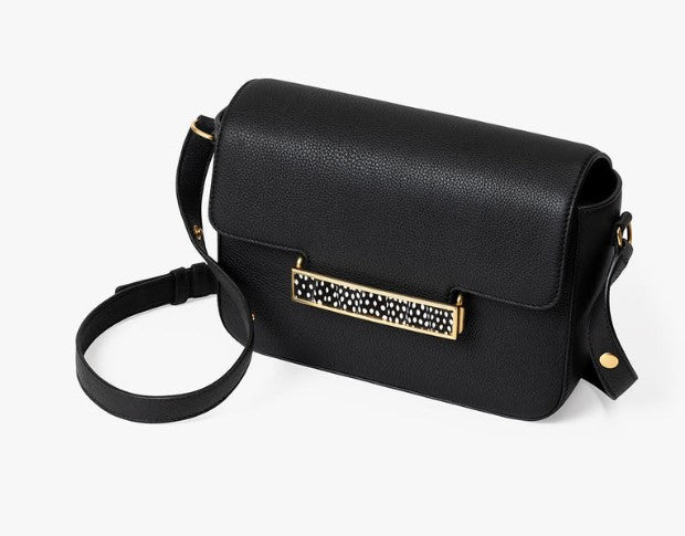 Oxford Crossbody Bag - Black - Guinea - Brackish - Gaines Jewelers