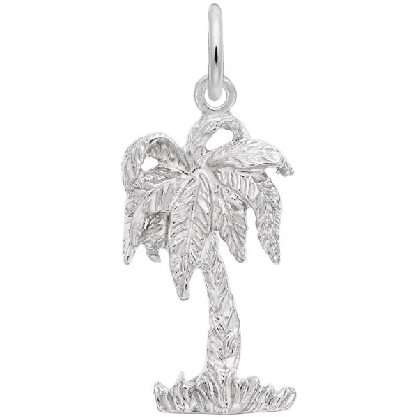 Palm Tree Charm - Sterling Silver - Rembrandt Charms - Gaines Jewelers