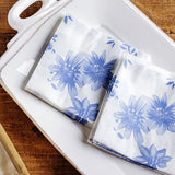 Papersoft Napkins Blue and White Floral Cocktail Napkins - Vietri - Gaines Jewelers