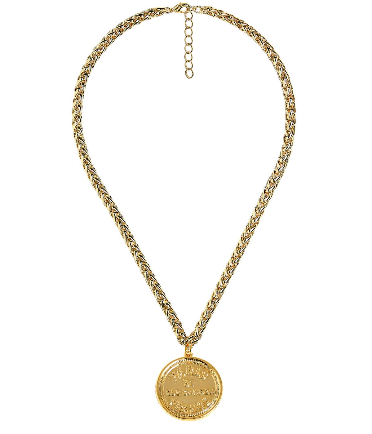 Paris - Vintage Coin - 18k Gold Plated - Lisi Lerch - Gaines Jewelers