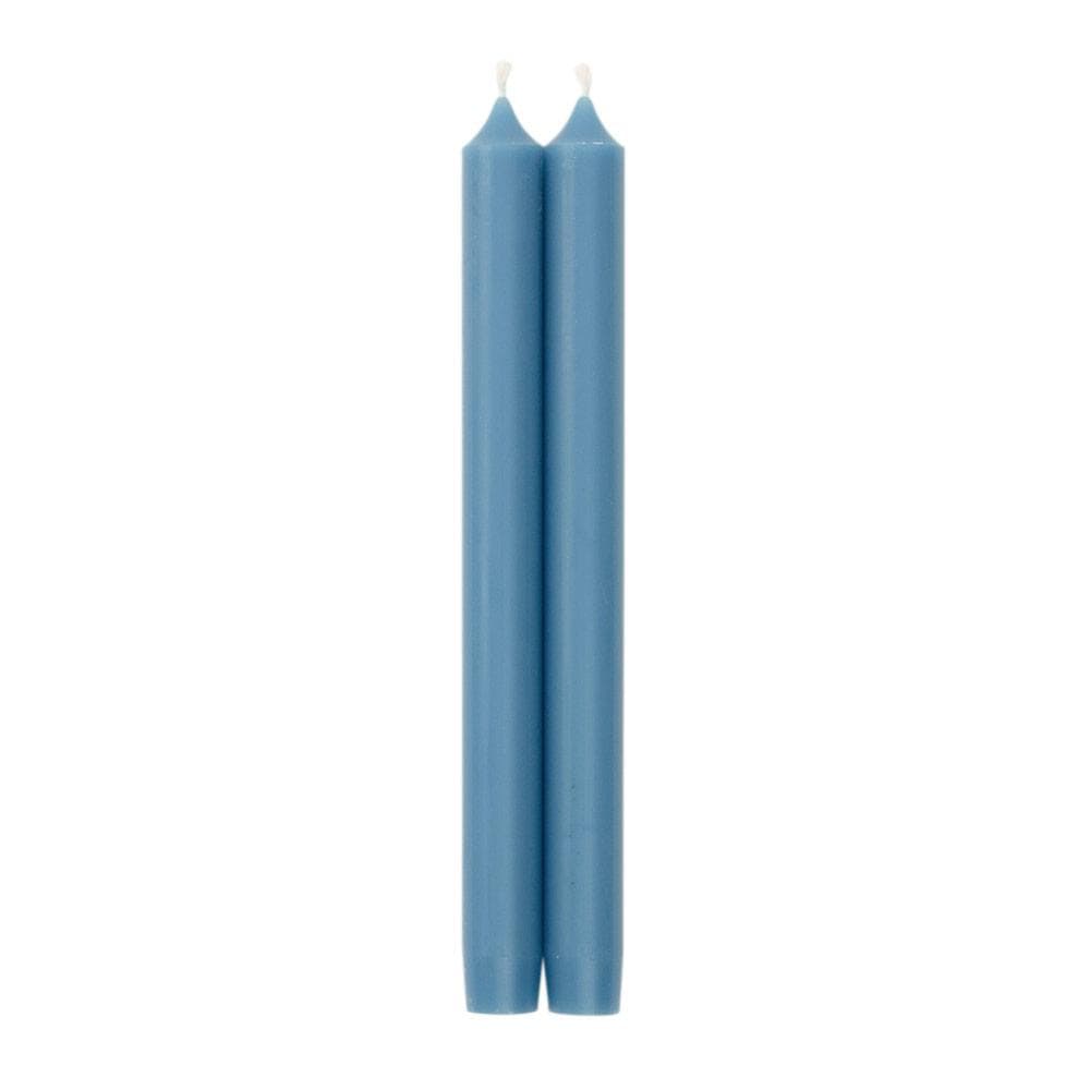 Parisian Blue 10" Crown Candles - Caspari - Gaines Jewelers