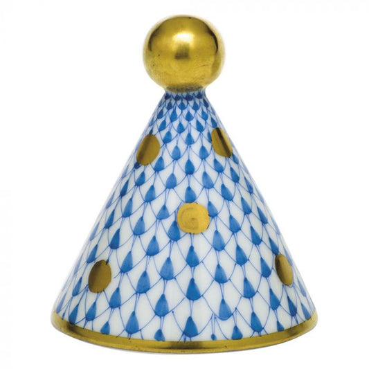 Party Hat Blue - Herend - Gaines Jewelers