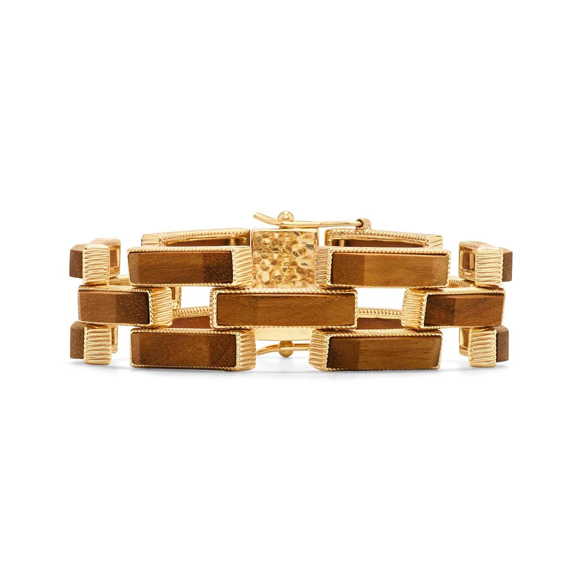 Pathway Link Bracelet, 7.5" - Teak - Capucine De Wulf - Gaines Jewelers