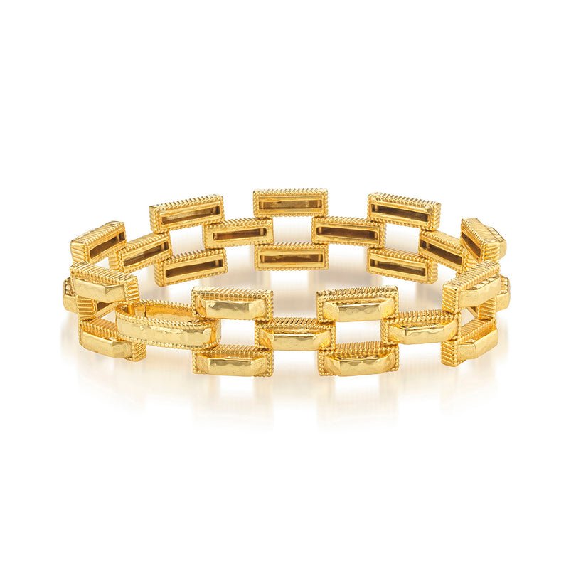 Pathway Petite Link Bracelet, 7.25" - Gold Capucine De Wulf - Gaines Jewelers