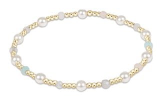 Pearl Sincerity Pattern 3mm/4mm Bead Bracelet - Hot Mess SS25 - Enewton - Gaines Jewelers