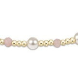 Pearl Sincerity Pattern 3mm/4mm Bead Bracelet - Pink Opal - Enewton - Gaines Jewelers