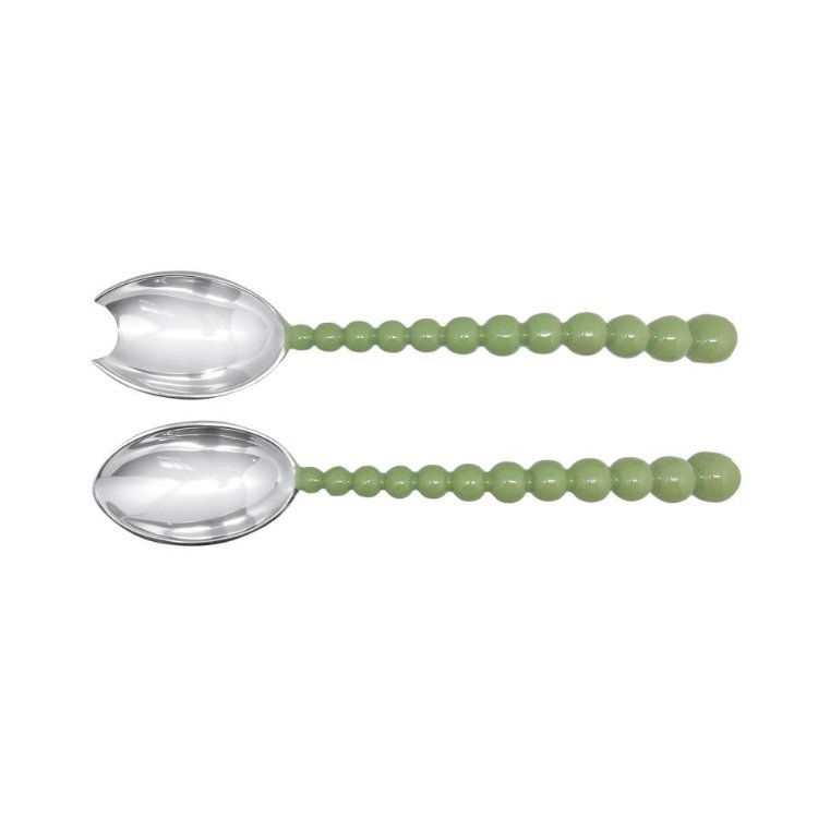 Pearled Green Salad Servers - Gaines Jewelers