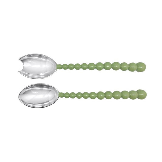 Pearled Green Salad Servers - Gaines Jewelers