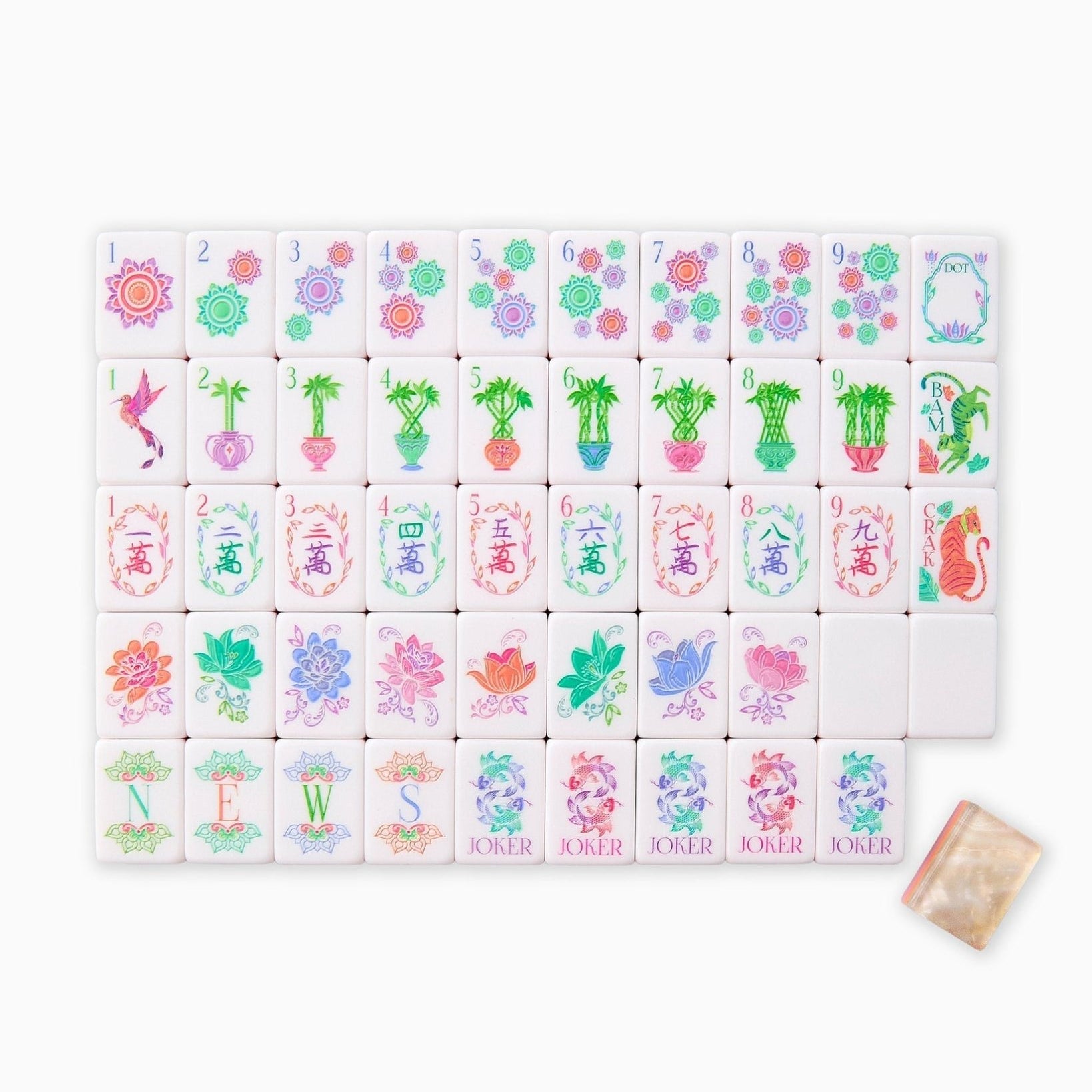 Pearlescent Mahjong Tiles - Oh My Mahjong - Gaines Jewelers