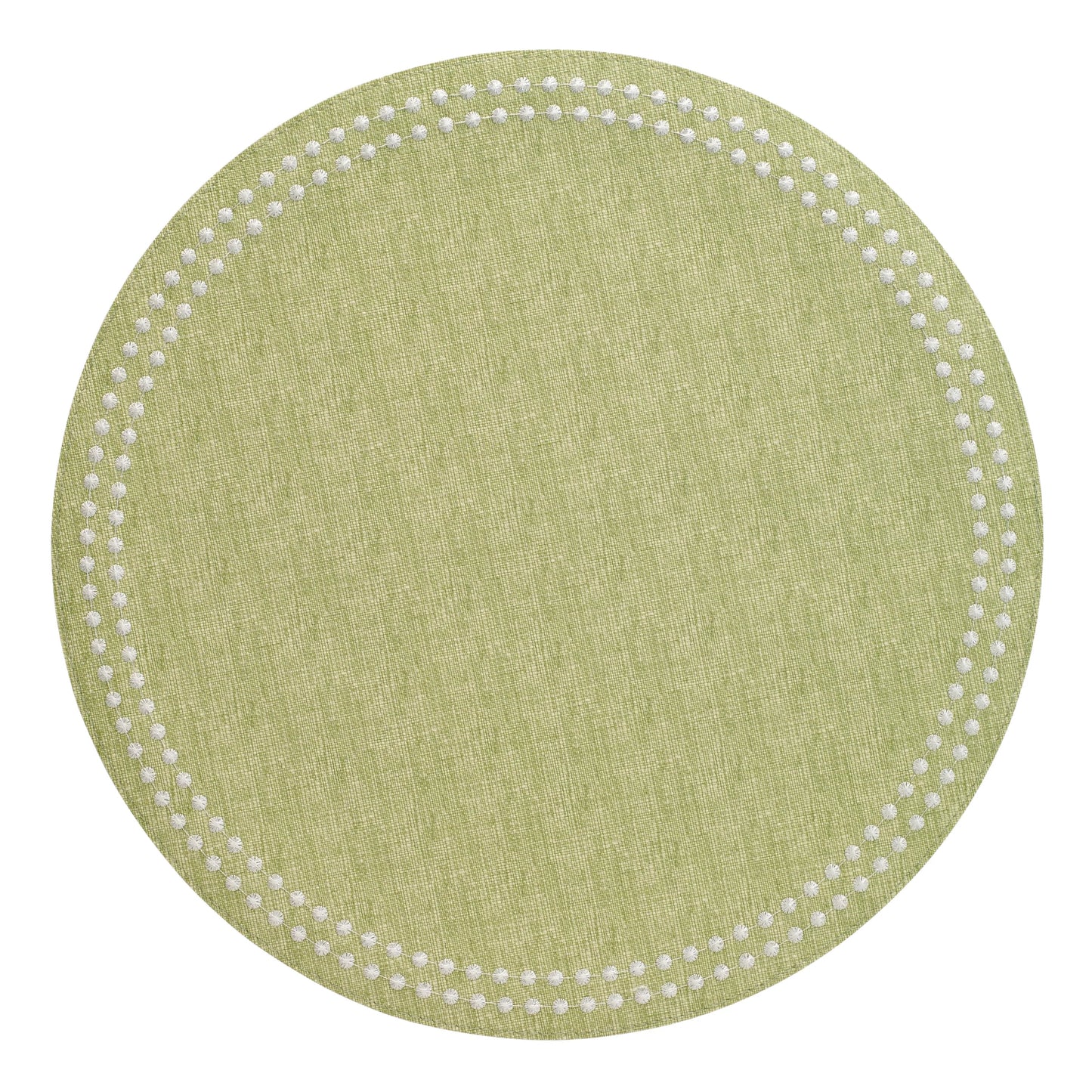 Pearls Mat Set Fern White Set of 4 Placemats - Bodrum - Gaines Jewelers