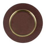 Pelli Glass Brown Charger - Vietri - Gaines Jewelers