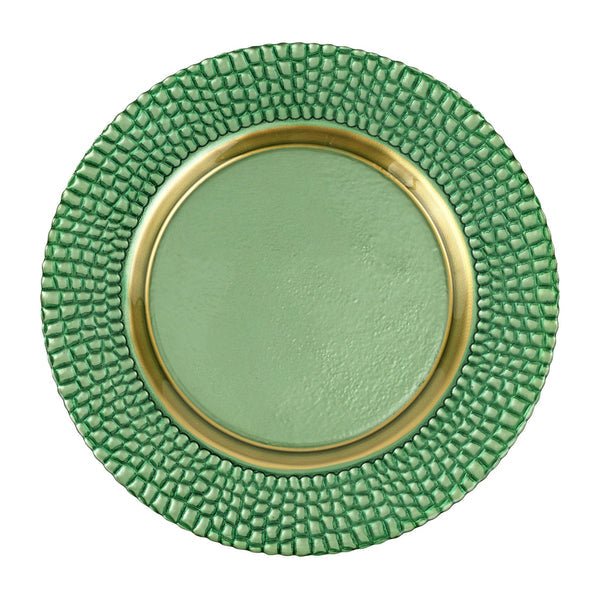 Pelli Glass Green Charger - Vietri - Gaines Jewelers