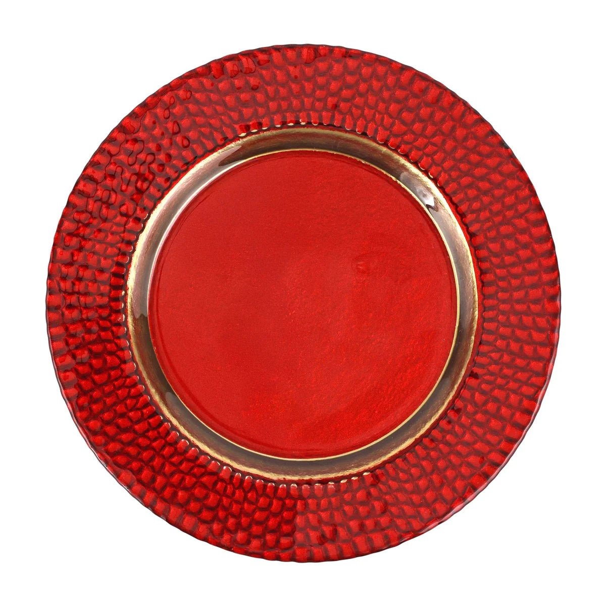 Pelli Glass Red Charger - Vietri - Gaines Jewelers
