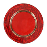 Pelli Glass Red Charger - Vietri - Gaines Jewelers