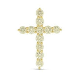 Pendant diamond cross 11=1.08ct 18kt yellow gold - nemati - Gaines Jewelers