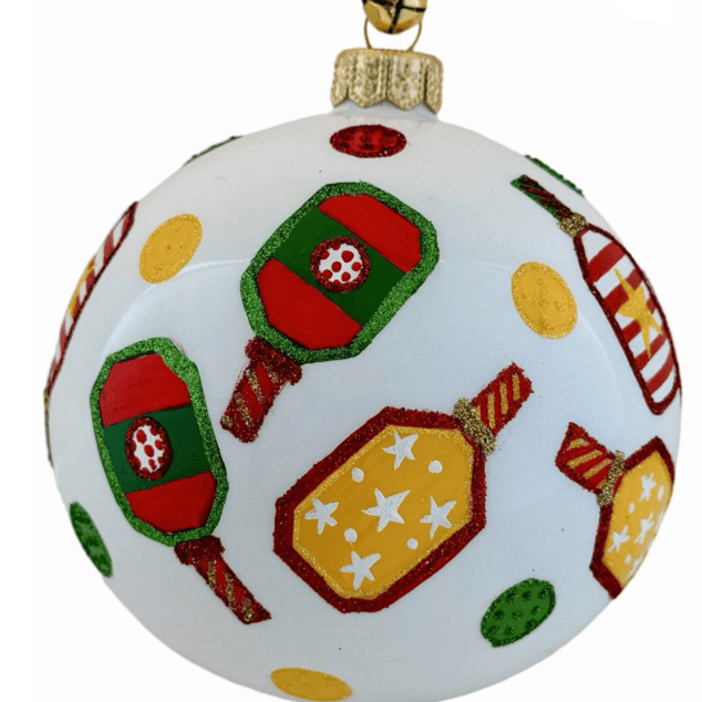 Pickleball Ornament - JingleNog - Gaines Jewelers