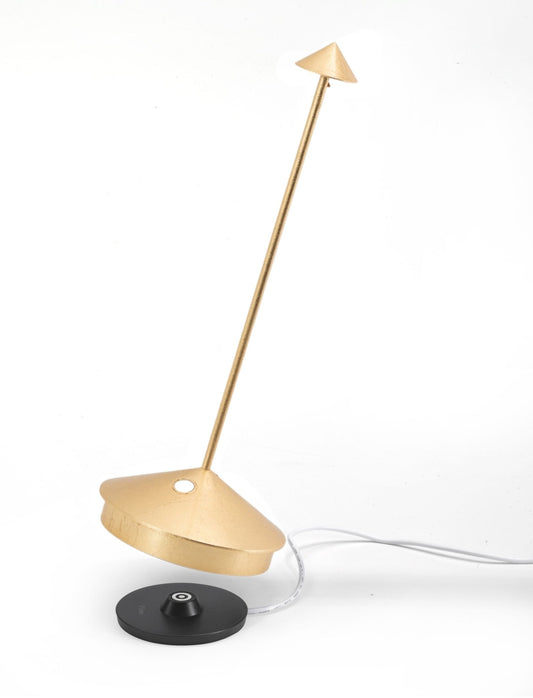 Pina Pro Table Lamp (Gold Leaf) - Zafferano - Gaines Jewelers