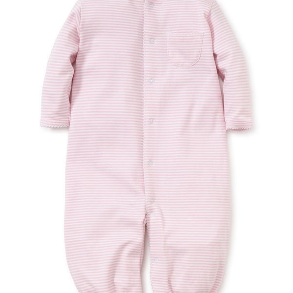 Pink and White Striped Convertible Gown- Kissy Kissy - Gaines Jewelers