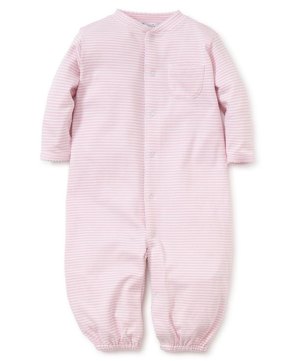 Pink and White Striped Convertible Gown- Kissy Kissy - Gaines Jewelers