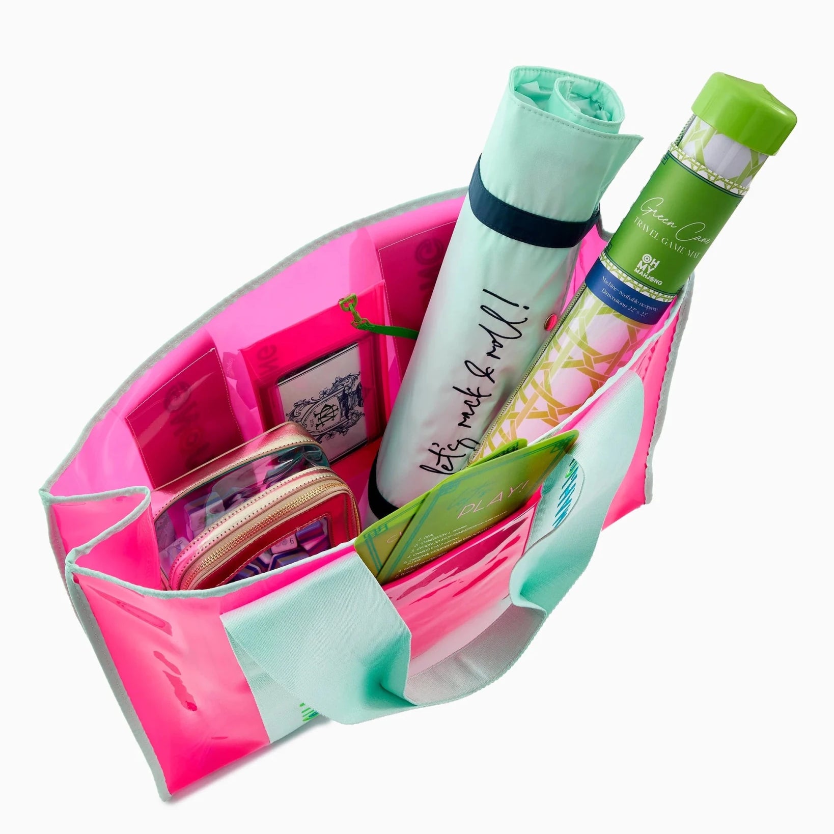Pink Beach Bag - Oh My Mahjong - Gaines Jewelers