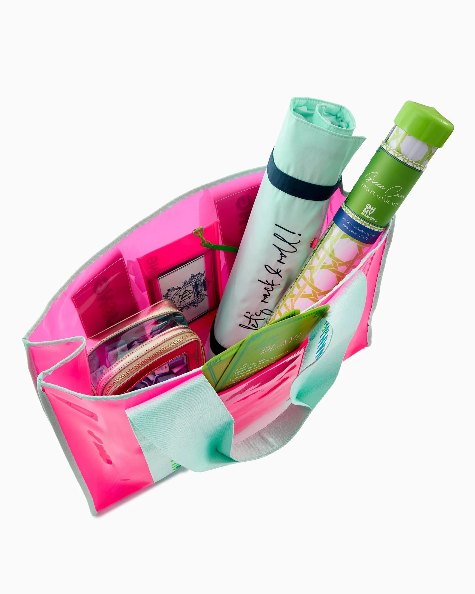 Pink Beach Bag - Oh My Mahjong - Gaines Jewelers