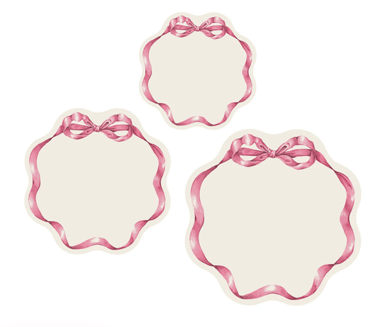 Pink Bow Serving Papers - Hester & Cook - Gaines Jewelers